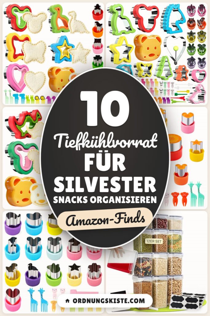 Tiefkühlvorrat für Silvester Snacks organisieren: 10 Amazon-Finds