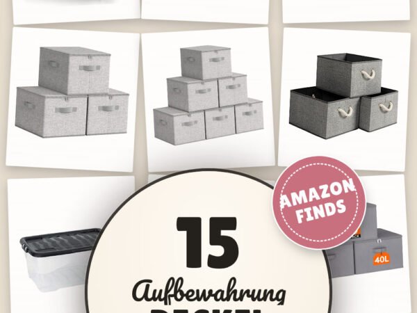 Aufbewahrung Deckel 40x25x25: 15 Amazon-Finds, die sich wirklich lohnen
