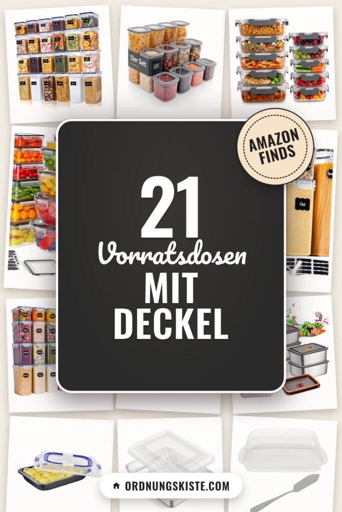 Vorratsdosen mit Deckel: 21 Amazon-Finds, die sofort Freude machen