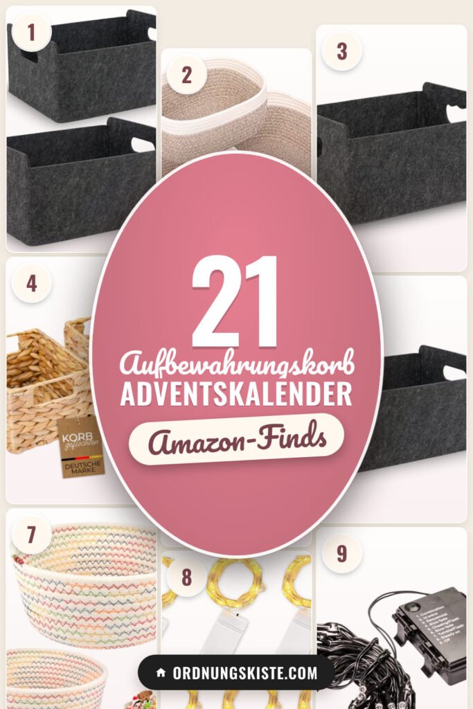 Aufbewahrungskorb Adventskalender: 21 Amazon-Finds
