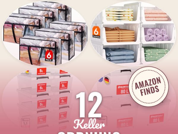 Keller Ordnung Ideen: 12 Amazon-Finds, die den Alltag leichter machen