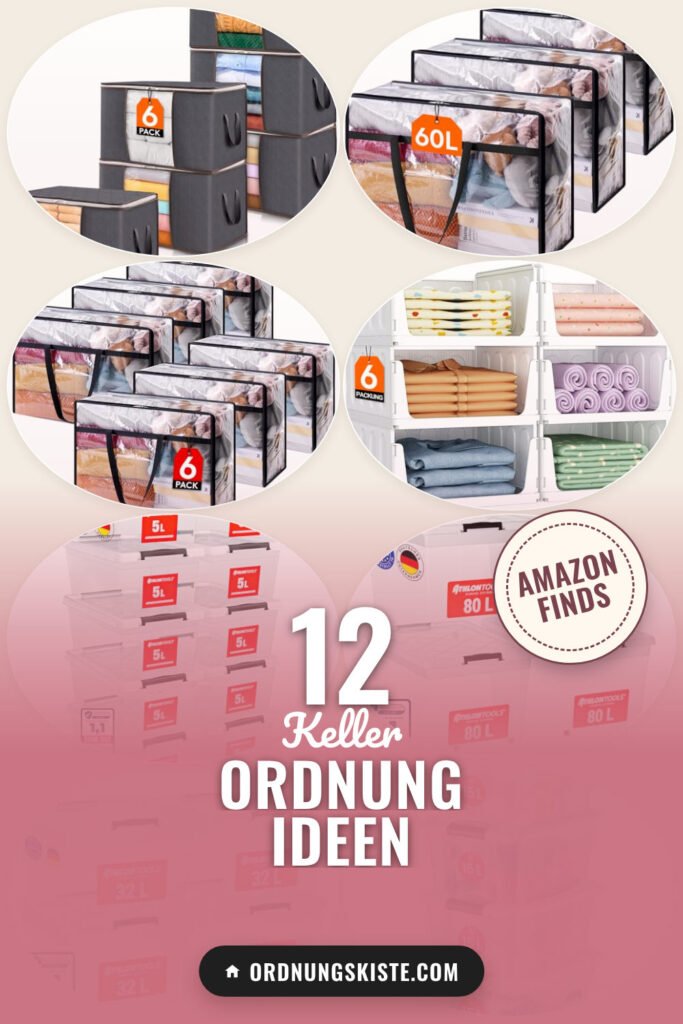 Keller Ordnung Ideen: 12 Amazon-Finds, die den Alltag leichter machen