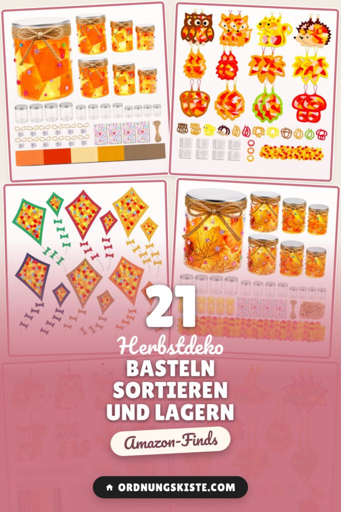Herbstdeko basteln sortieren und lagern: 21 Amazon-Finds