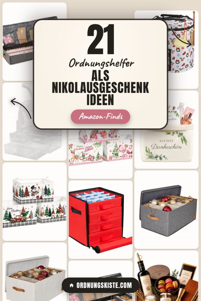 Ordnungshelfer als Nikolausgeschenk Ideen: 21 Amazon-Finds