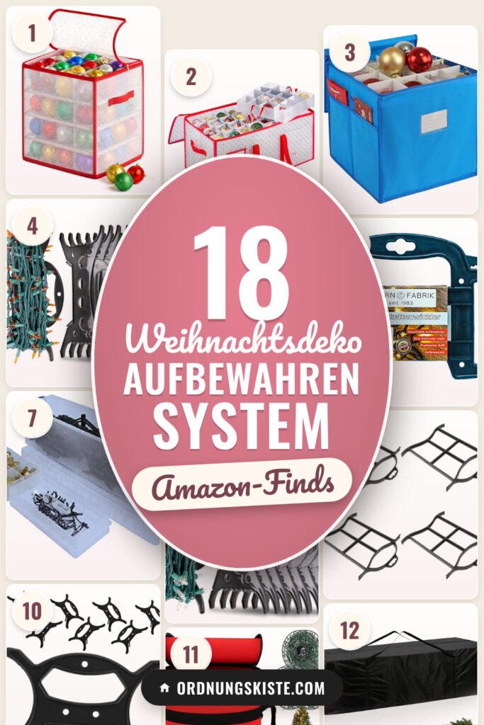 Weihnachtsdeko aufbewahren System: 18 Amazon-Finds