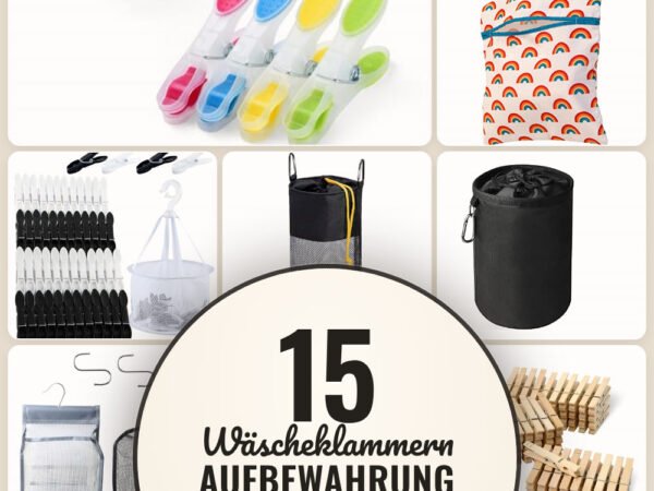 Wäscheklammern Aufbewahrung DIY: 15 Amazon-Finds, die sich wirklich lohnen