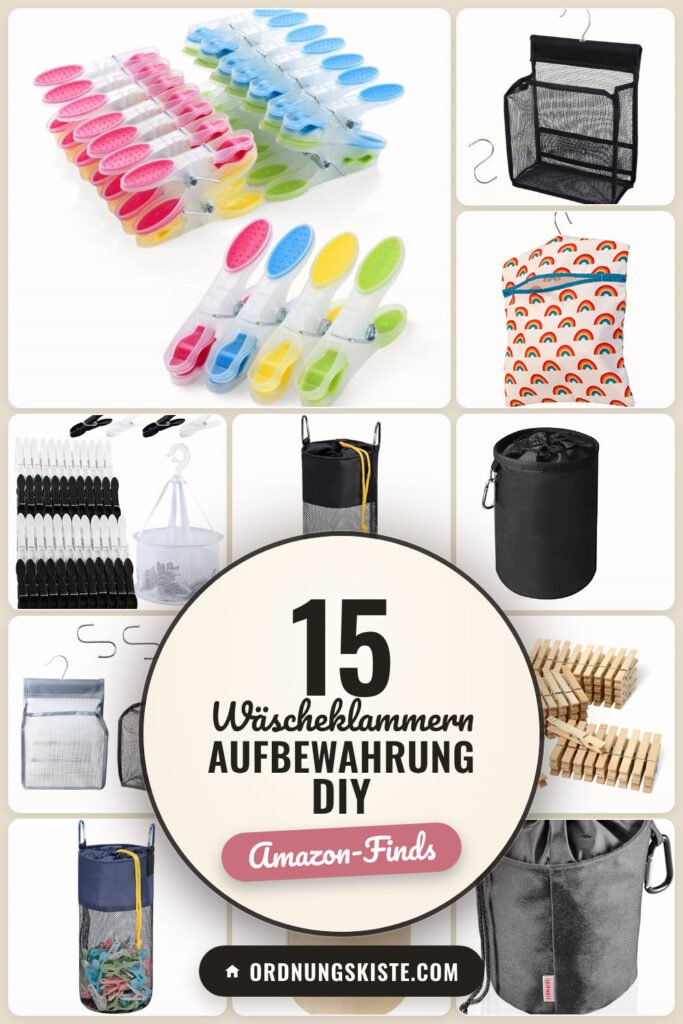 Wäscheklammern Aufbewahrung DIY: 15 Amazon-Finds, die sich wirklich lohnen