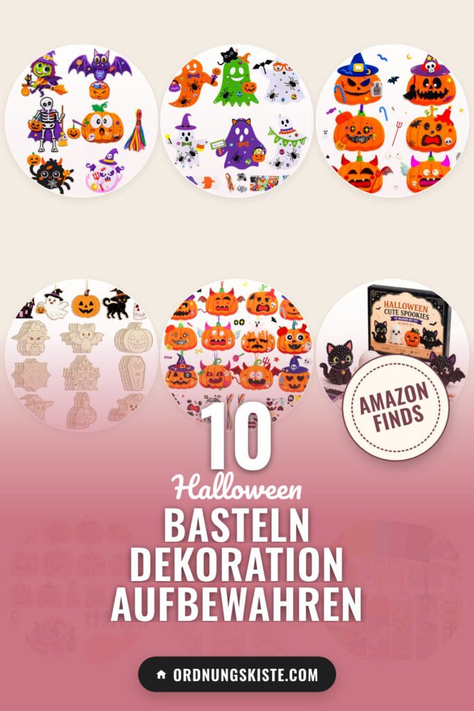 Halloween basteln Dekoration aufbewahren: 10 Amazon-Finds