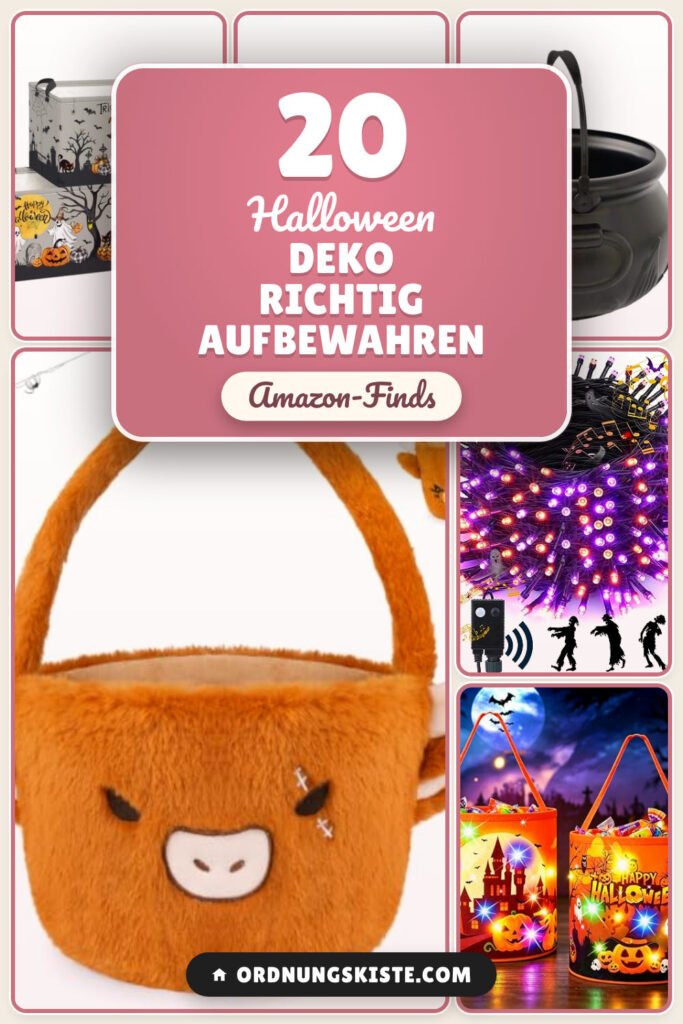Halloween Deko richtig aufbewahren: 20 Amazon-Finds