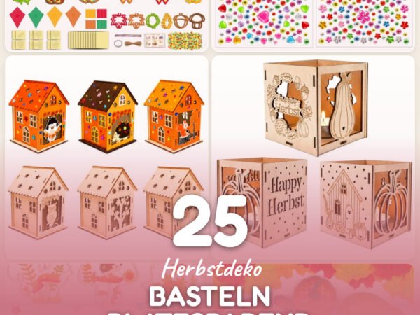 Herbstdeko basteln platzsparend verstauen: 25 Amazon-Finds