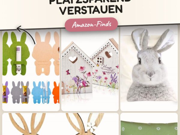 Osterdeko Tischdeko platzsparend verstauen: 24 Amazon-Finds