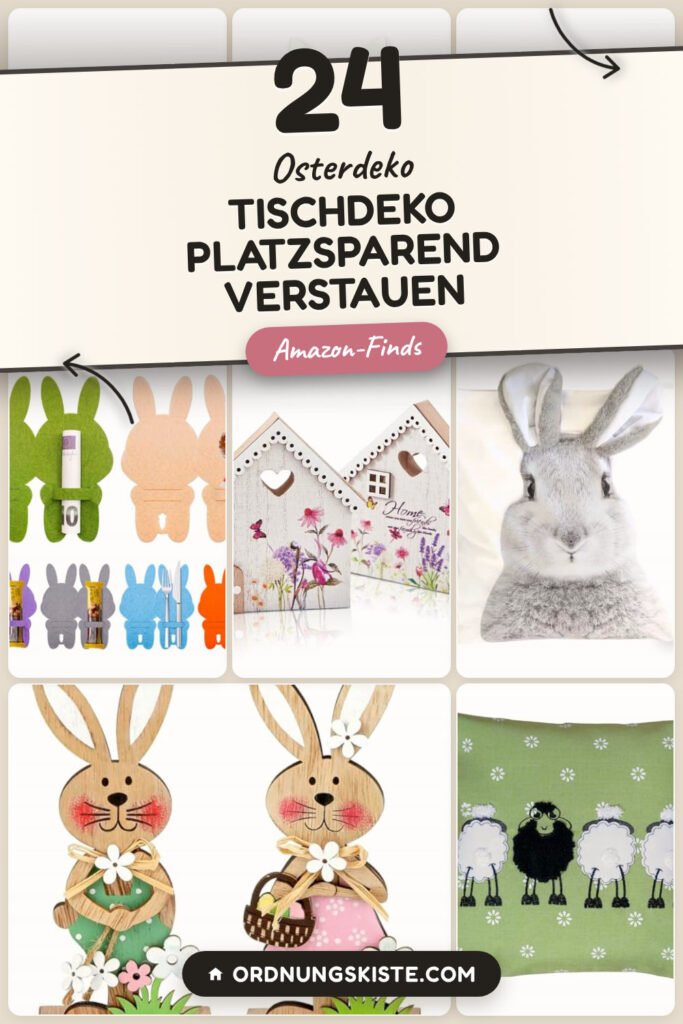 Osterdeko Tischdeko platzsparend verstauen: 24 Amazon-Finds