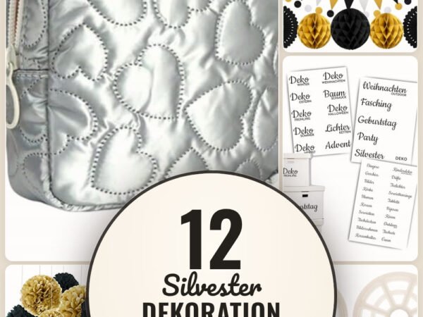Silvester Dekoration organisieren: 12 Amazon-Finds