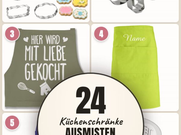 Küchenschränke Ausmisten Checkliste: 24 Amazon-Finds