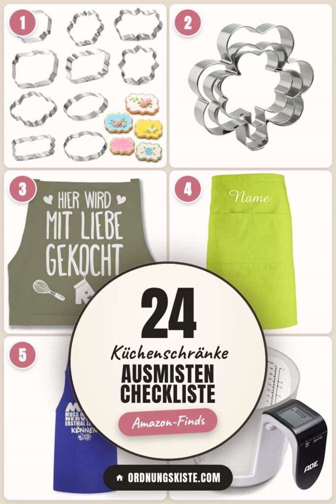 Küchenschränke Ausmisten Checkliste: 24 Amazon-Finds