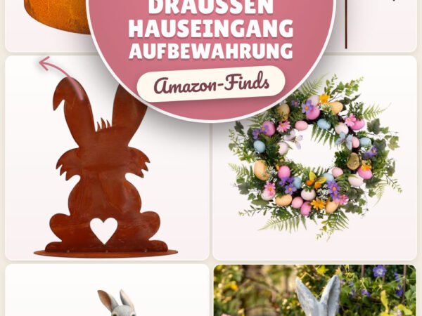 Osterdeko draußen Hauseingang Aufbewahrung: 18 Amazon-Finds