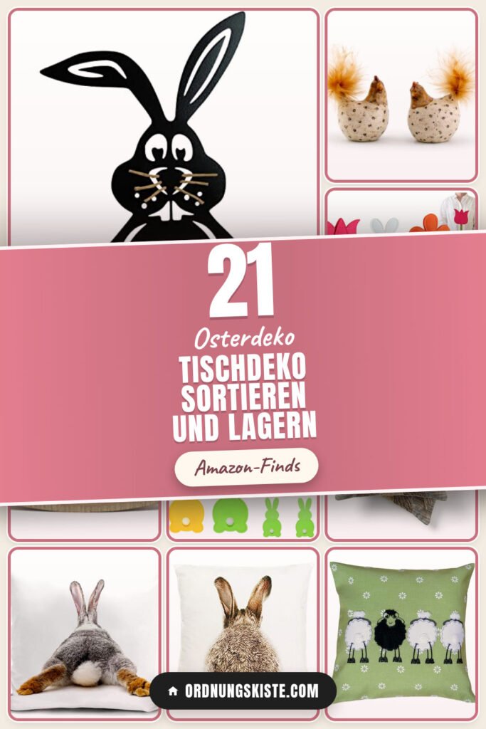Osterdeko Tischdeko sortieren und lagern: 21 Amazon-Finds