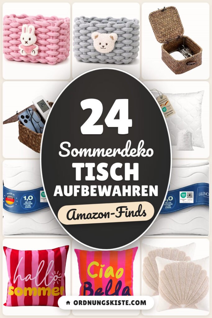 Sommerdeko Tisch aufbewahren: 24 Amazon-Finds