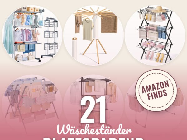 Wäscheständer platzsparend Balkon: 21 Amazon-Finds