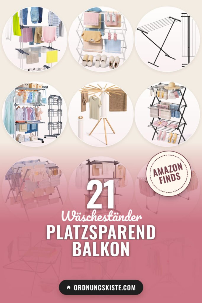 Wäscheständer platzsparend Balkon: 21 Amazon-Finds