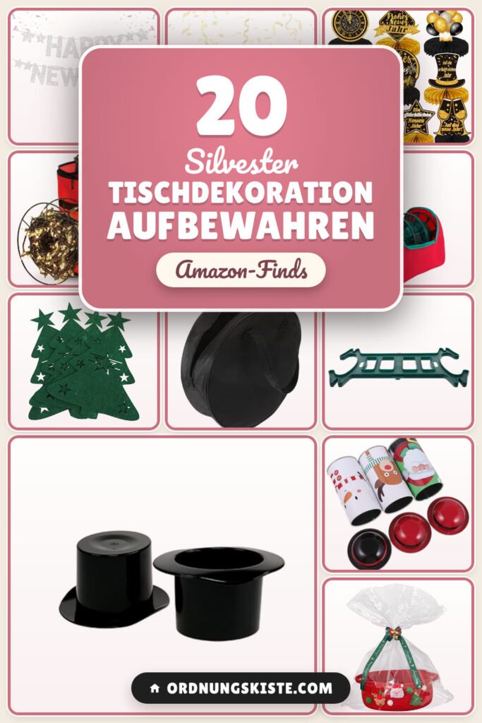Silvester Tischdekoration aufbewahren: 20 Amazon-Finds