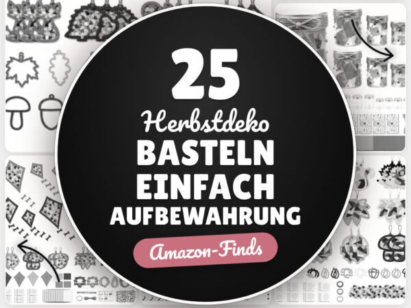 Herbstdeko basteln einfach Aufbewahrung: 25 Amazon-Finds