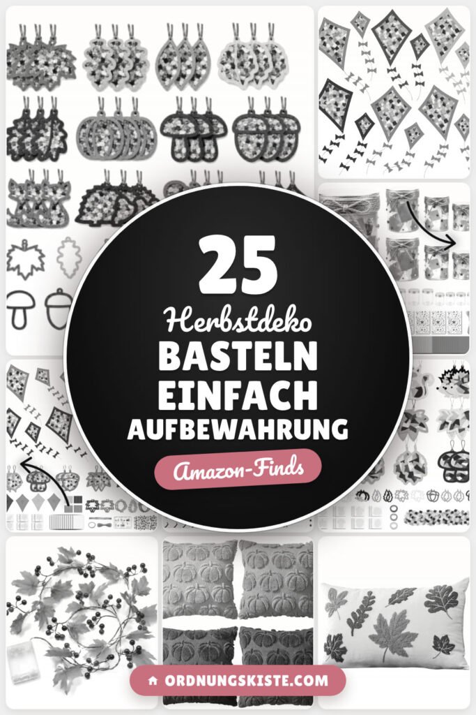 Herbstdeko basteln einfach Aufbewahrung: 25 Amazon-Finds
