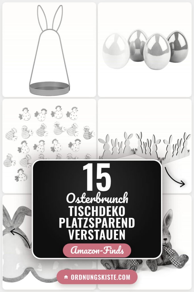 Osterbrunch Tischdeko platzsparend verstauen: 15 Amazon-Finds
