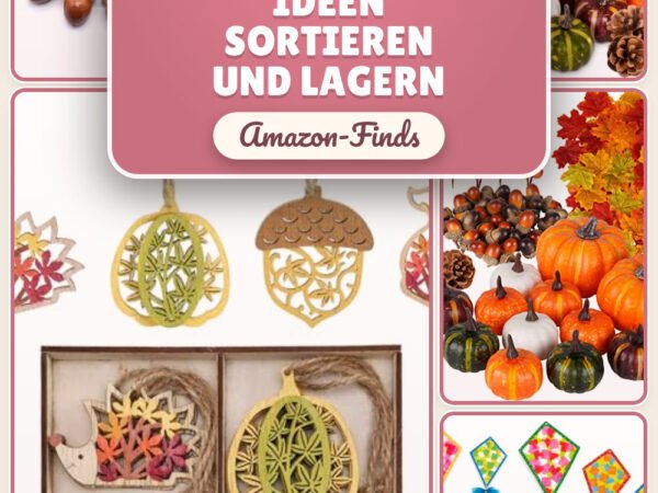 Herbstdeko Ideen sortieren und lagern: 15 Amazon-Finds