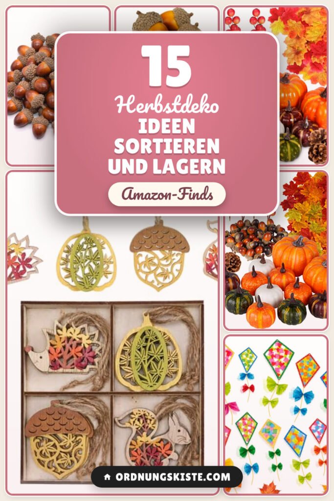Herbstdeko Ideen sortieren und lagern: 15 Amazon-Finds