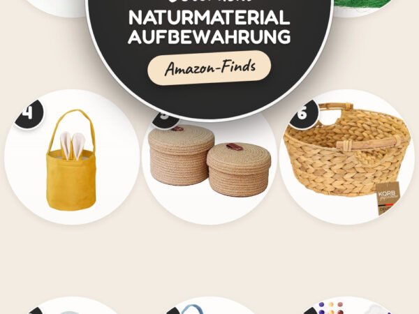 Osterdeko Naturmaterial Aufbewahrung: 18 Amazon-Finds